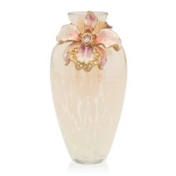 Jay Strongwater Audra Orchid Mini Vase