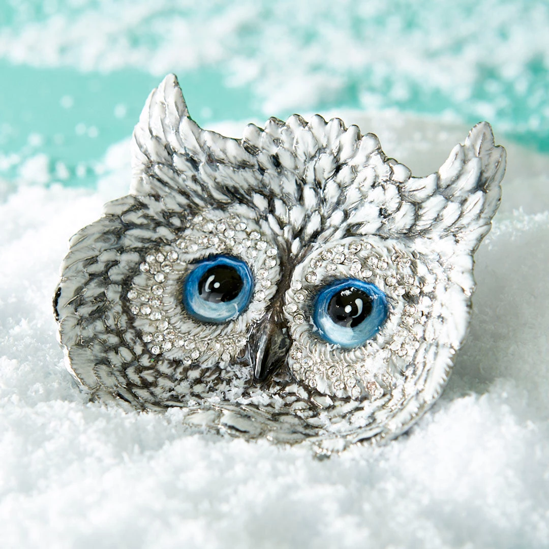 Jay Strongwater VANITY Fletcher Owl Trinket Tray 4 Jay Strongwater VANITY Fletcher Owl Trinket Tray