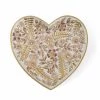 Jay Strongwater Aria Floral Heart Trinket Tray Pink VANITY