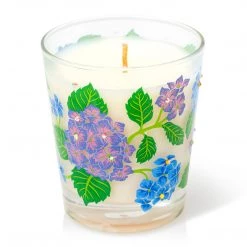 Jay Strongwater Hydrangea Votive Candle