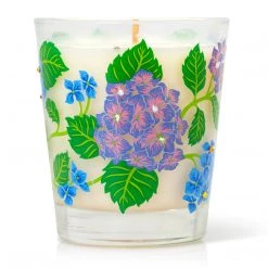 Jay Strongwater Hydrangea Votive Candle