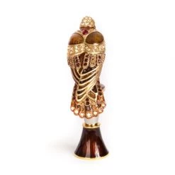 Jay Strongwater ENTERTAINING Epsen Falcon Wine Stopper & Stand