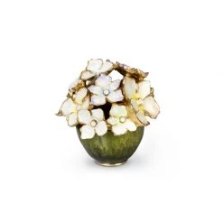 Jay Strongwater Carla Hydrangea Small Box - Meadow BOXES