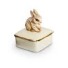 Jay Strongwater BOXES Lia Bunny Porcelain Box