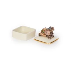 Jay Strongwater Priya Elephant Porcelain Box BOXES 6 Jay Strongwater Priya Elephant Porcelain Box BOXES