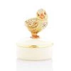 Jay Strongwater Sawyer Chick Round Porcelain Box