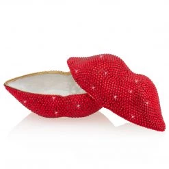 Jay Strongwater Amy Pavé Lips Box BOXES