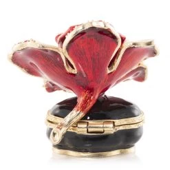 Jay Strongwater BOXES Rosalie Night Bloom Rose Box 6 Jay Strongwater BOXES Rosalie Night Bloom Rose Box