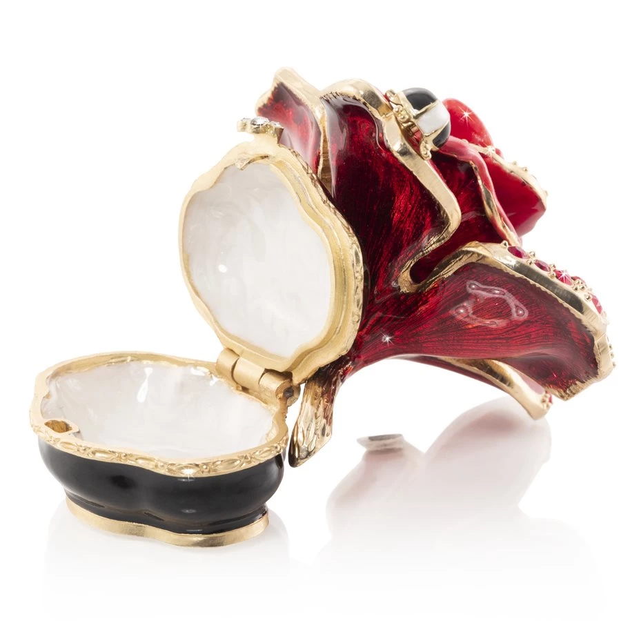 Jay Strongwater BOXES Rosalie Night Bloom Rose Box 4 Jay Strongwater BOXES Rosalie Night Bloom Rose Box