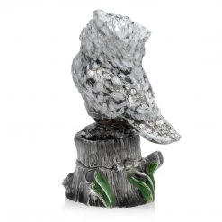 Jay Strongwater BOXES Edwin Owl Box