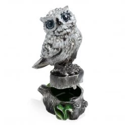 Jay Strongwater BOXES Edwin Owl Box