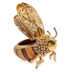 Jay Strongwater BOXES Winne Honey Bee Box