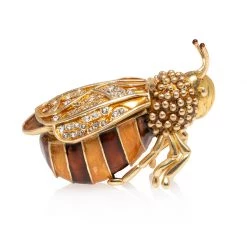 Jay Strongwater BOXES Winne Honey Bee Box