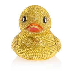 Jay Strongwater BOXES Ernie Pavé Rubber Ducky Box