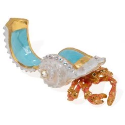 Jay Strongwater BOXES Herbert Hermit Crab Box