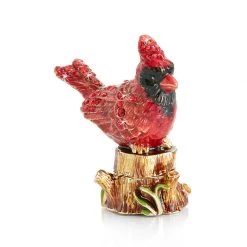 Jay Strongwater Dina Cardinal Box