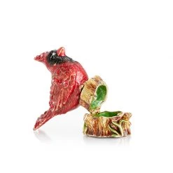 Jay Strongwater Dina Cardinal Box