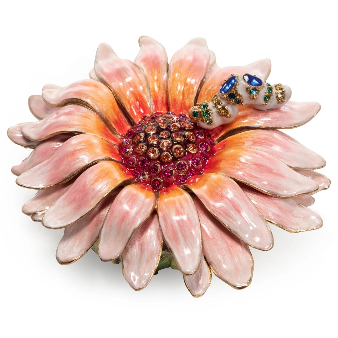 Jay Strongwater Maisie Flower And Caterpillar Box 1 Jay Strongwater Maisie Flower And Caterpillar Box