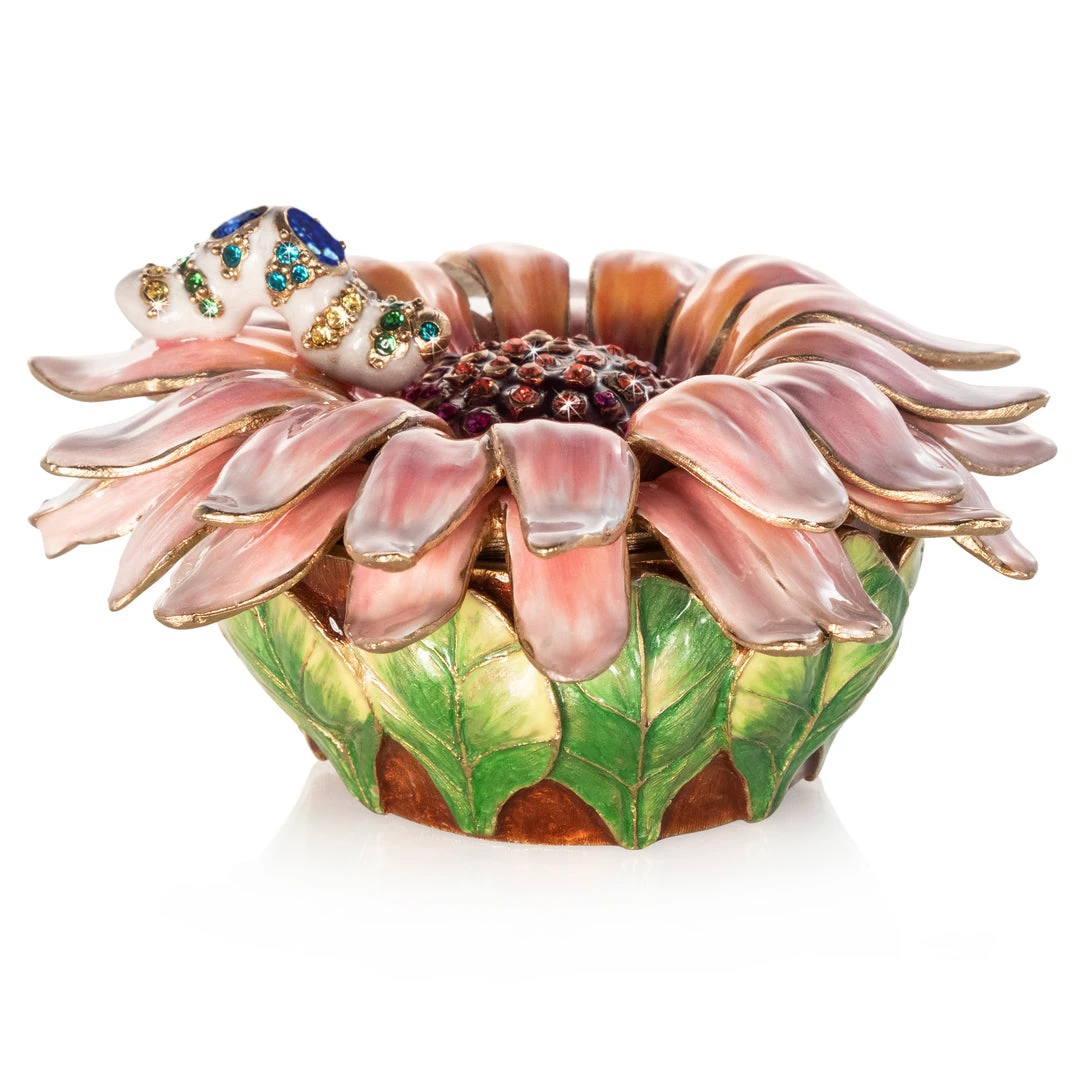 Jay Strongwater Maisie Flower And Caterpillar Box 2 Jay Strongwater Maisie Flower And Caterpillar Box