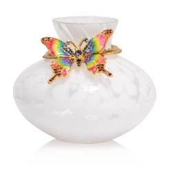 Jay Strongwater Lorelei Butterfly Vase VASES