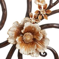 Jay Strongwater FURNITURE & WALL ART Vincenté Fireplace Screen - Gold & White