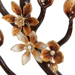 Jay Strongwater FURNITURE & WALL ART Vincenté Fireplace Screen - Gold & White