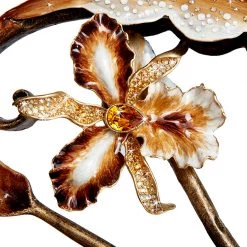 Jay Strongwater FURNITURE & WALL ART Everett Floral & Scroll Coffee Table Golden