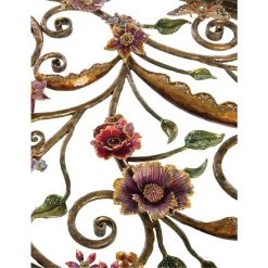 Jay Strongwater Everett Floral & Scroll Coffee Table 5 Jay Strongwater Everett Floral & Scroll Coffee Table