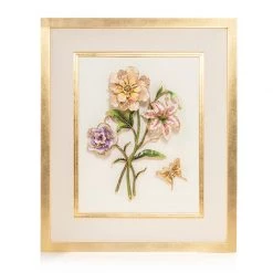 Jay Strongwater Georgia Bouquet Wall Art