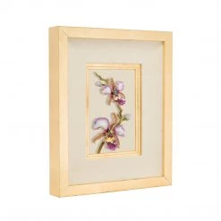 Jay Strongwater Julia Orchid Wall Art