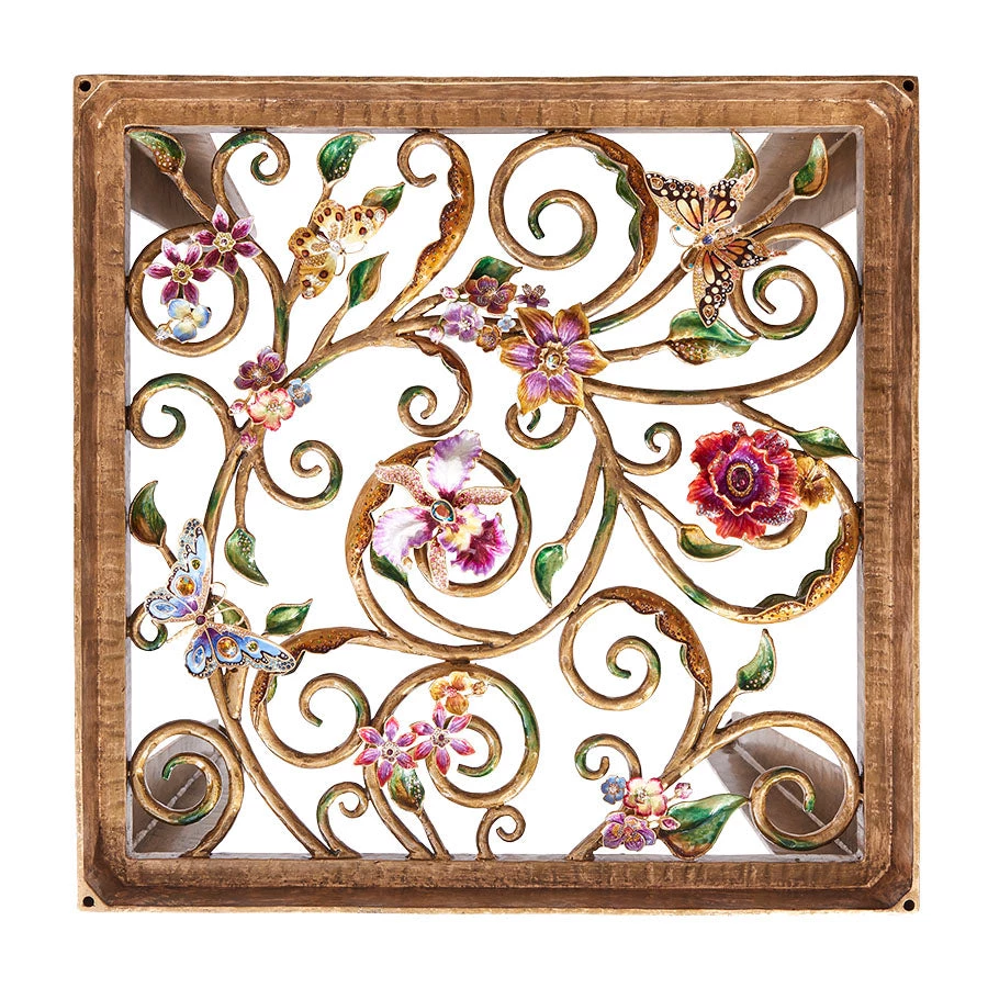 Jay Strongwater Josephine Floral Side Table FURNITURE & WALL ART 3 Jay Strongwater Josephine Floral Side Table FURNITURE & WALL ART