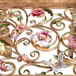 Jay Strongwater Josephine Floral Side Table FURNITURE & WALL ART 7 Jay Strongwater Josephine Floral Side Table FURNITURE & WALL ART