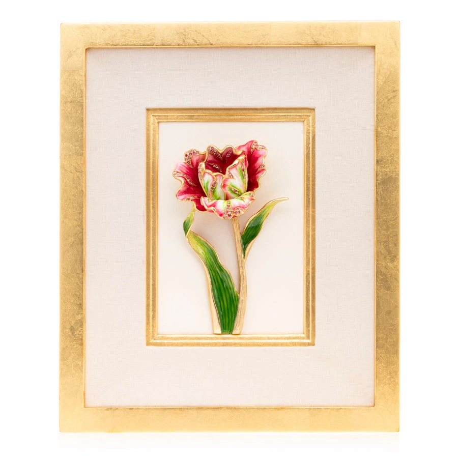 Jay Strongwater Brooke Tulip Wall Art 1 Jay Strongwater Brooke Tulip Wall Art