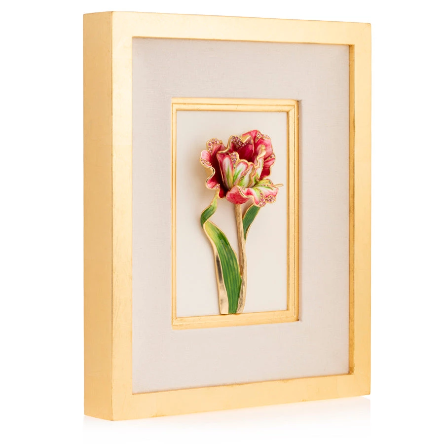 Jay Strongwater Brooke Tulip Wall Art 2 Jay Strongwater Brooke Tulip Wall Art