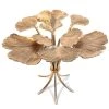 Jay Strongwater Lola Ginkgo Leaf Table FURNITURE & WALL ART