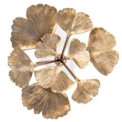 Jay Strongwater Lola Ginkgo Leaf Table FURNITURE & WALL ART