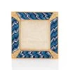 Jay Strongwater Leland Pavé Corner 2" Frame - Sapphire