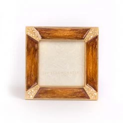Jay Strongwater Leland Pavé Corner 2" Frame - Topaz FRAMES