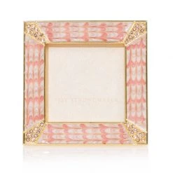 Jay Strongwater Leland Pavé Corner 2" Frame - Boudoir