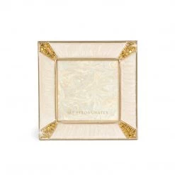 Jay Strongwater Leland Pavé Corner 2" Frame - Gold