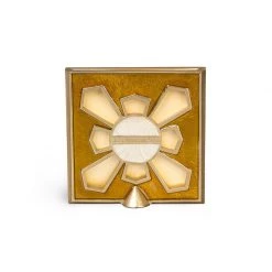 Jay Strongwater Leland Pavé Corner 2" Frame - Gold