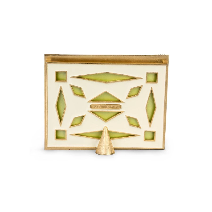 Jay Strongwater FRAMES Francesca Argyle 3" X 4" Frame - Leaf 2 Jay Strongwater FRAMES Francesca Argyle 3" X 4" Frame - Leaf