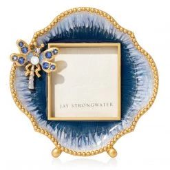 Jay Strongwater Dragonfly Mini Frame Navy FRAMES