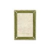 Jay Strongwater Lorraine Stone Edge 4" X 6" Frame - Leaf