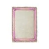 Jay Strongwater Lorraine Stone Edge 4" X 6" Frame - Rose FRAMES