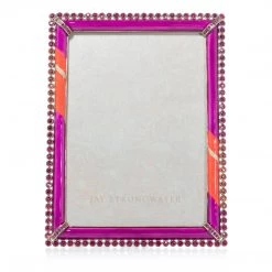 Jay Strongwater FRAMES Lucas Stone Edge 5" X 7" Frame - Pop