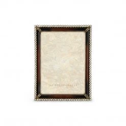 Jay Strongwater Lucas Stone Edge 5" X 7" Frame - Safari