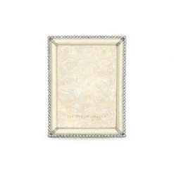 Jay Strongwater Lucas Stone Edge 5" X 7" Frame - Crystal Pearl