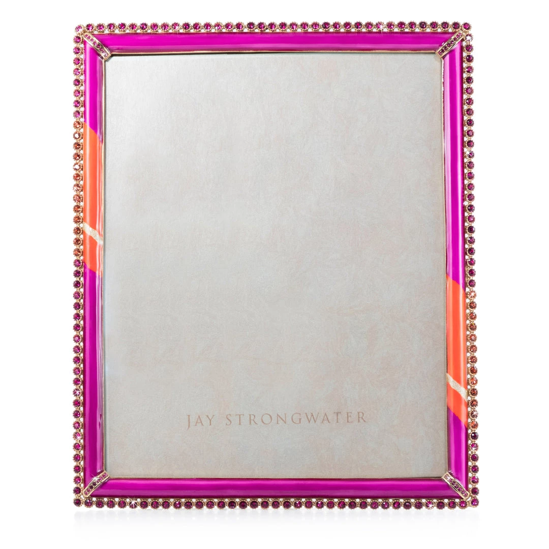 Jay Strongwater FRAMES Laetitia Stone Edge 8" X 10" Frame - Pop 1 Jay Strongwater FRAMES Laetitia Stone Edge 8" X 10" Frame - Pop