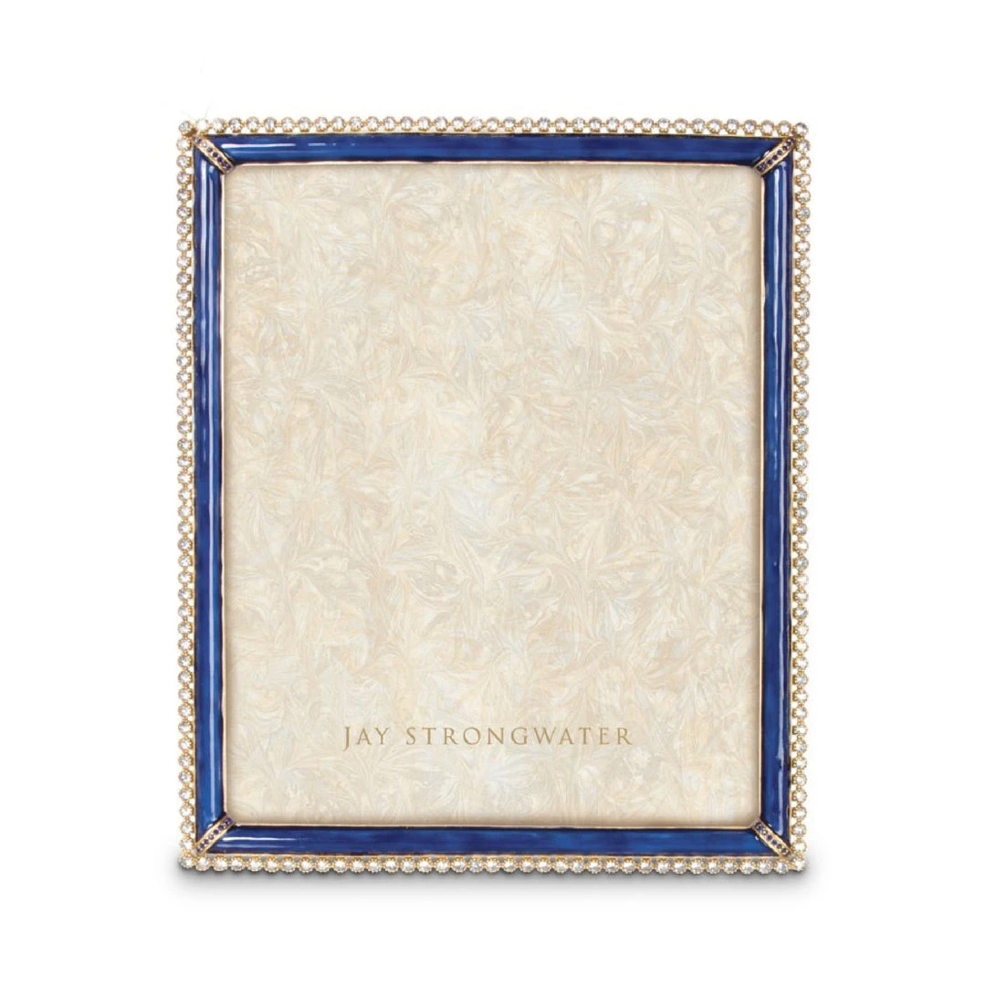 Jay Strongwater Laetitia Stone Edge 8" X 10" Frame - Delft Garden FRAMES 1 Jay Strongwater Laetitia Stone Edge 8" X 10" Frame - Delft Garden FRAMES